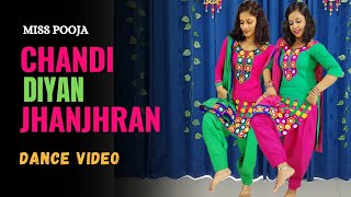 Chandi Diyan Jhanjran  Wedding Dance  Miss Pooja  The Nachania  Trending Punjabi Song [upl. by Brotherson]