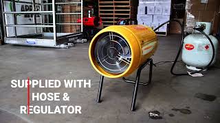 FANMASTER Industrial LPG Fan Heater 20KW [upl. by Gustin75]