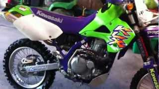 Custom KLX 650 R  Pro Circuit Exhaust  Street Legal Conversion and Heavily Modded [upl. by Murdock242]