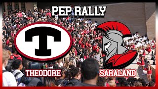 Pep Rally Varsity Football Saraland vs Theodore [upl. by Tri899]