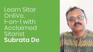 Learn to Play Sitar  Basic Lessons for Beginners  Sitar Basics by Subrata De [upl. by Corwin]