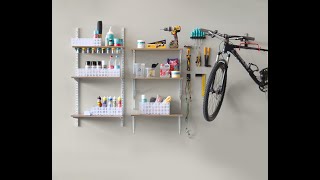 How to mount a Bicycle Folding Wall Bracket [upl. by Helli]