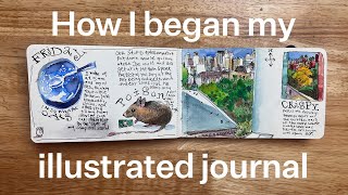 How I began my illustrated journal [upl. by Ami617]