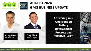 KE Report August 2024  QampA on Battery Development Progress and THERMALXR®️ [upl. by Llerut]