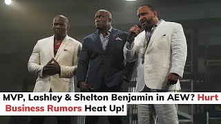 MVP Lashley amp Shelton Benjamin in AEW Hurt Business Rumors Heat Up [upl. by Ardeahp]