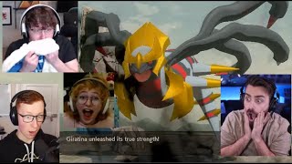 Best Giratina Second Phase Reactions  Pokemon Legends Arceus Vs Volo [upl. by Fay]