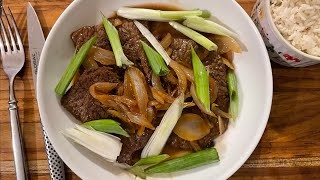 Beef Cube Steaks with Onions Biftec Doble Encebollado [upl. by Guria313]