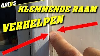 KLEMMENDE RAAM VERHELPEN simpele TIP om EEN KLEMMENDE RAAM te herstellen Schildersbedrijf Edens [upl. by Fari812]