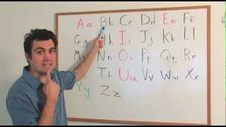 The English Alphabet ABC  Learn English Speak English [upl. by Olocin]