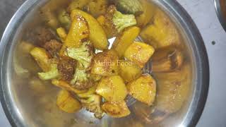 আলু ডিম ফুলকপির সহজ recipeMafida Food [upl. by Rubliw]