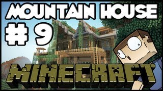 Minecraft Lets Build Mountain House  Part 9 [upl. by Flemings]