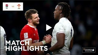 Extended Highlights England v Wales  Guinness Six Nations [upl. by Yeliw]