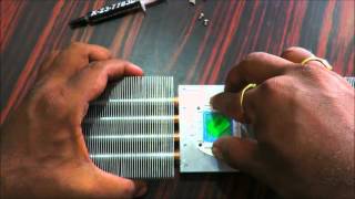 How to apply Thermal Paste on High Power LED MP4 DIY Projector India [upl. by Meihar]