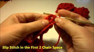 How to Crochet a Valentine Rose [upl. by Stewart]