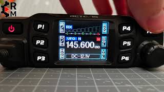 Review RETEVIS RT95 mobile card ham radio VHFUHF Part 1 [upl. by Llij]