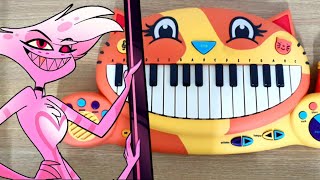 Angel Dust quotADDICTquot Hazbin Hotel Song Cat Piano Cover [upl. by Anawqahs]