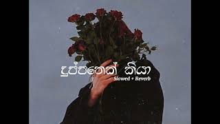 Duppathek Kiya  දුප්පතෙක් කියා   Slowed  REVERB [upl. by Sherry]