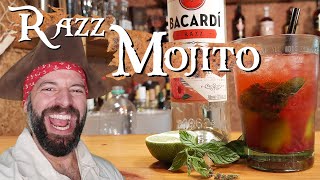 Bacardi Razz Mojito 🍹 Cocktail mit Rezept [upl. by Aihtak861]