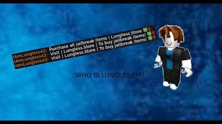 whowhat is the Lungless bot Roblox Jailbreak [upl. by Botti]