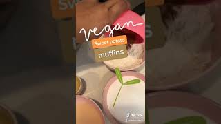 Yummy Vegan Sweet Potato Muffins  Super Moist  Easy Vegan Recipe  Shani Aisha [upl. by Aridan]