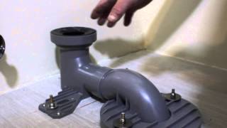 How to install a skirted toilet with a sealed trapway [upl. by Aerdma]