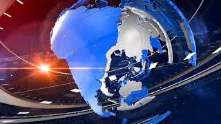 3d earth globe world news intro template [upl. by Llirpa]