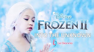 Into The Unknown  Frozen 2  Disney Music Video Cover by 6 Year Old Real Life Elsa  Idina Menzel [upl. by Berry]