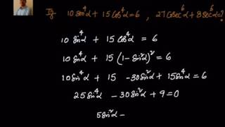 Trigonometry Given 10 sin4 alpha  15 cos4 alpha  6  find 27 cosec6 alpha  8 sec6 alpha [upl. by Nnyl]