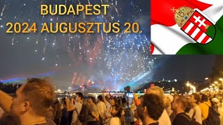 Tűzijáték Budapest 2024 Augusztus 20 [upl. by Jana270]