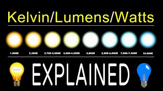 How To Chose LED Bulbs  Kelvin Lumens amp Watts EXPLAINED [upl. by Ardis]