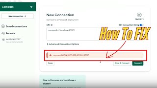 connect ECONNREFUSED 12700127027 mongodb error solved [upl. by Deck]