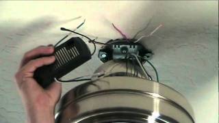 How To Install a Ceiling Fan With Remote Control [upl. by Iram]