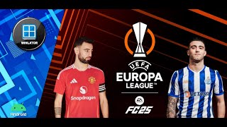 PES 2017 PATCH EA FC 24 YOSFX MINI V22 PC Winlator Android EUROPA LEAGUE With Custom Patch [upl. by Ortiz]