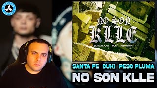 REACCIÓN  SANTA FE KLAN DUKI PESO PLUMA  NO SON KLLE Video Oficial [upl. by Ebeohp]