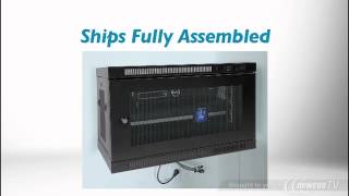 Product Tour Tripp Lite SRW6U 6U SmartRack Wall Mount Rack Enclosure Cabinet [upl. by Artenra]