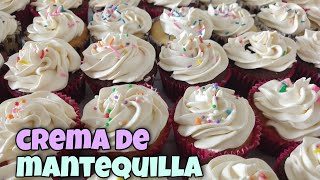 Como Hacer Crema de Mantequilla 🥣 PERFECTA  Fácil y Rápido con Gaby [upl. by Silvie]