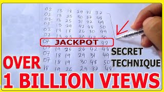 Secret Lottery Strategy to win the Jackpot and Consolation Prizes [upl. by Nrubliw]