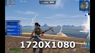 GTX 1650 Intel I5 12400f  200 fps 1720x1080 LOW Meshes  FORTNITE I chapter 5 [upl. by Erlina913]