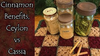 Ceylon vs Cassia Cinnamon and Health Benefits [upl. by Yliah]