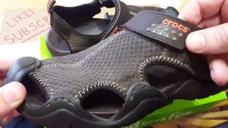 Crocs Swiftwater Mens Review  Awesome Footwear For FishingSportsActivities [upl. by Ynaffat]