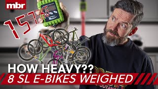 What do the best lightweight ebikes really weigh MBR SL EBike of the Year test part 1 [upl. by Assert]