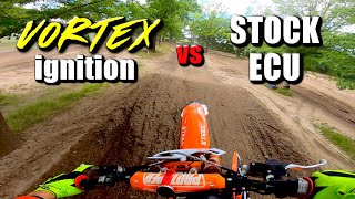 VORTEX IGNITION vs STOCK ECU Lap Time Comparison [upl. by Maurreen]