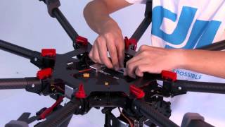 DJI  S1000 Installation Demonstration [upl. by Llertal]