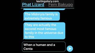 Mha texting story izumina what if deku was in space ep 0 [upl. by Lehcir474]