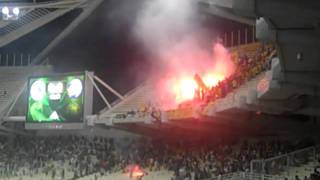 Panathinaikos  Maccabi Tel Aviv 2582011 FANS FIGHT  ΕΠΕΙΣΟΔΙΑ [upl. by Narf]