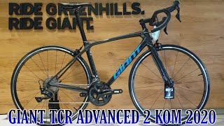 2020 GIANT TCR ADVANCED 2 KOM GUNMETAL BLACK [upl. by Dnar]