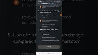 Top risks in crypto trading quizes answer 10 November daily CEXIO quizes CEXIO CEX io [upl. by Ingrim102]