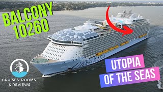 Utopia of the Seas  Balcony Room 10260 Tour amp Review  Royal Caribbean  Cruises Rooms amp Reviews [upl. by Airamana]