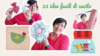 23 IDEE facili da vendere o regalare  cucito creativo facile [upl. by Esta448]