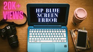 Shorts  Tutorial  HP Stream Laptop Blank Blue Screen Error  2020 [upl. by Dionne]